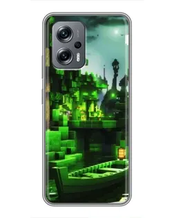 Чохол для Xiaomi POCO X4 GT з картинкою «Minecraft лісовий пейзаж» Чохол для Xiaomi POCO X4 GT з картинкою «Minecraft лісовий пейзаж»