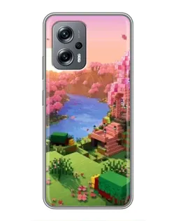 Чохол для Xiaomi POCO X4 GT з картинкою «Рожеве дерево Minecraft» Чохол для Xiaomi POCO X4 GT з картинкою «Рожеве дерево Minecraft»