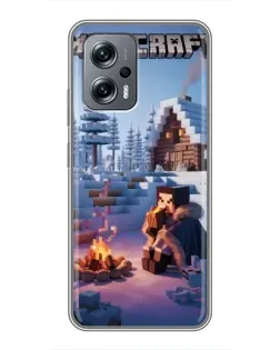 Чохол для Xiaomi POCO X4 GT з картинкою «Зимовий Minecraft» Чохол для Xiaomi POCO X4 GT з картинкою «Зимовий Minecraft»