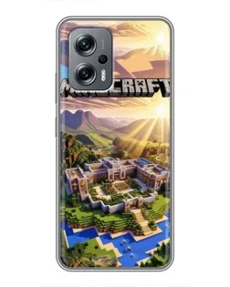 Чохол для Xiaomi POCO X4 GT з картинкою «Minecraft панорама» Чохол для Xiaomi POCO X4 GT з картинкою «Minecraft панорама»