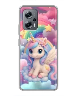 Чехол для Xiaomi POCO X4 GT с картинкой «Маленький единорог» Чехол для Xiaomi POCO X4 GT с картинкой «Маленький единорог»