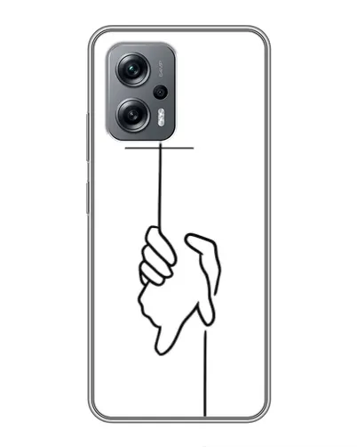 Чехол для Xiaomi POCO X4 GT с картинкой «Рука держит» Чехол для Xiaomi POCO X4 GT с картинкой «Рука держит»