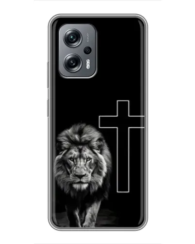 Чехол для Xiaomi POCO X4 GT с картинкой «Лев и Крест» Чехол для Xiaomi POCO X4 GT с картинкой «Лев и Крест»