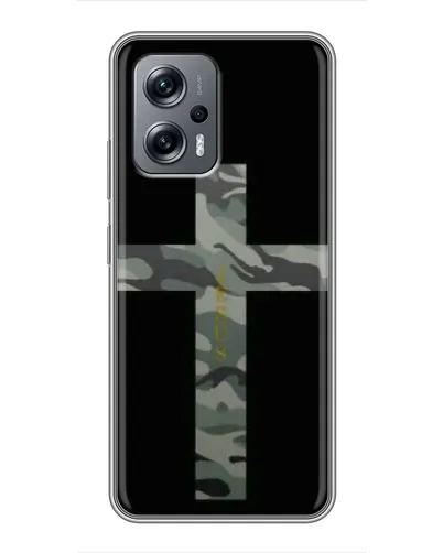 Чехол для Xiaomi POCO X4 GT с картинкой «Милитари Крест» Чехол для Xiaomi POCO X4 GT с картинкой «Милитари Крест»