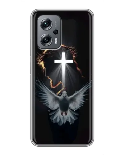 Чехол для Xiaomi POCO X4 GT с картинкой «Голубь и Свет» Чехол для Xiaomi POCO X4 GT с картинкой «Голубь и Свет»