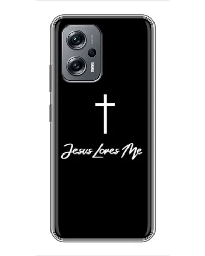 Чехол для Xiaomi POCO X4 GT с картинкой «Иисус любит тебя» Чехол для Xiaomi POCO X4 GT с картинкой «Иисус любит тебя»