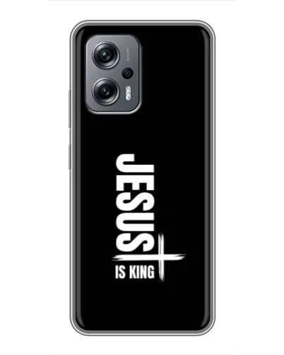 Чехол для Xiaomi POCO X4 GT с картинкой «Вертикаль веры Jesus» Чехол для Xiaomi POCO X4 GT с картинкой «Вертикаль веры Jesus»