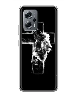 Чехол для Xiaomi POCO X4 GT с картинкой «Сияющий крест Jesus» Чехол для Xiaomi POCO X4 GT с картинкой «Сияющий крест Jesus»
