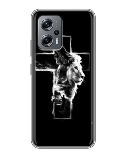 Чехол для Xiaomi POCO X4 GT с картинкой «Сияющий крест Jesus» Чехол для Xiaomi POCO X4 GT с картинкой «Сияющий крест Jesus»