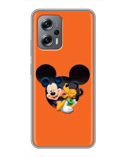 Чехол для Xiaomi POCO X4 GT с картинкой «Сердце Микки Минни»