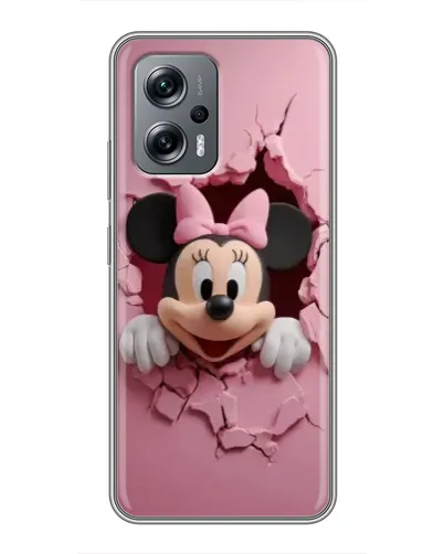 Чехол для Xiaomi POCO X4 GT с картинкой «Минни сквозь стену»