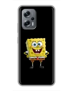Чехол для Xiaomi POCO X4 GT с картинкой «Классический Губка Боб»