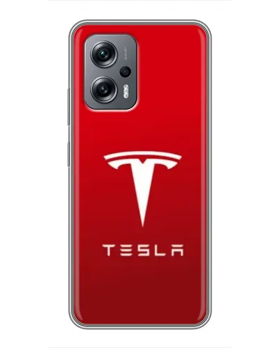 Чехол для Xiaomi POCO X4 GT с картинкой «Tesla Red Classic» Чехол для Xiaomi POCO X4 GT с картинкой «Tesla Red Classic»