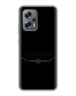 Чехол для Xiaomi POCO X4 GT с картинкой «Mercedes Stealth Look»