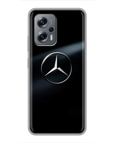 Чехол для Xiaomi POCO X4 GT с картинкой «Mercedes на металле» Чехол для Xiaomi POCO X4 GT с картинкой «Mercedes на металле»