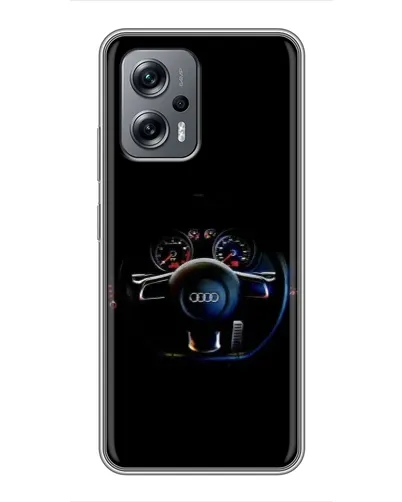 Чехол для Xiaomi POCO X4 GT с картинкой «Салон Audi — руль» Чехол для Xiaomi POCO X4 GT с картинкой «Салон Audi — руль»