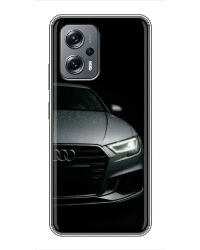 Чехол для Xiaomi POCO X4 GT с картинкой «Audi — детализация кузова» Чехол для Xiaomi POCO X4 GT с картинкой «Audi — детализация кузова»