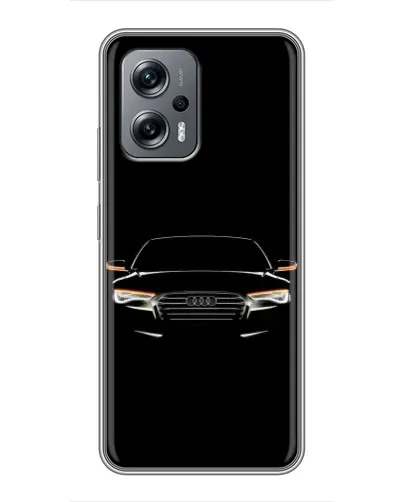 Чехол для Xiaomi POCO X4 GT с картинкой «Audi — ночной контур» Чехол для Xiaomi POCO X4 GT с картинкой «Audi — ночной контур»