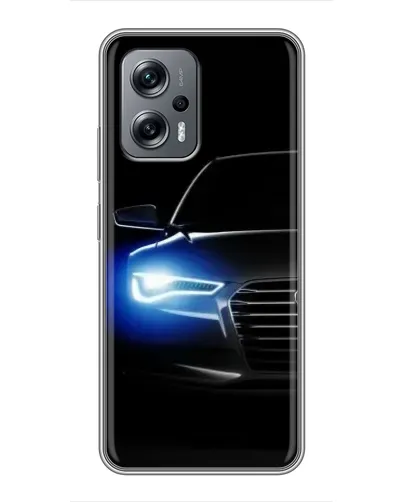 Чехол для Xiaomi POCO X4 GT с картинкой «Неоновый взгляд Audi» Чехол для Xiaomi POCO X4 GT с картинкой «Неоновый взгляд Audi»