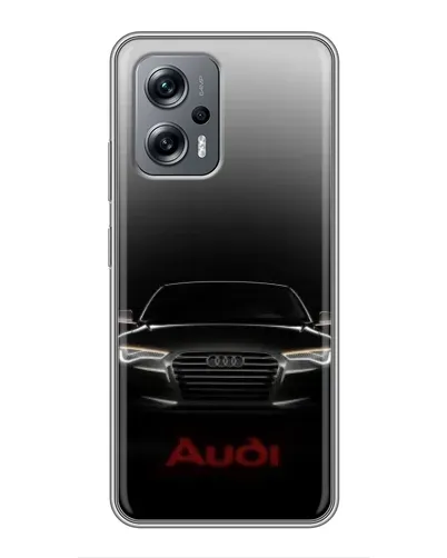 Чехол для Xiaomi POCO X4 GT с картинкой «Audi — градиентный контур» Чехол для Xiaomi POCO X4 GT с картинкой «Audi — градиентный контур»