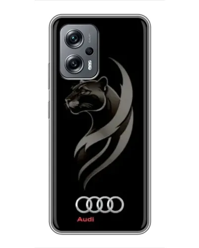 Чехол для Xiaomi POCO X4 GT с картинкой «Графика — пантера и Audi» Чехол для Xiaomi POCO X4 GT с картинкой «Графика — пантера и Audi»