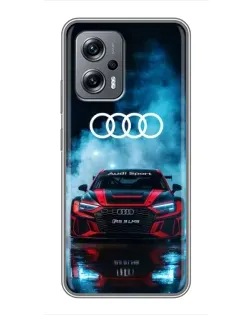 Чехол для Xiaomi POCO X4 GT с картинкой «Audi Sport — неон» Чехол для Xiaomi POCO X4 GT с картинкой «Audi Sport — неон»