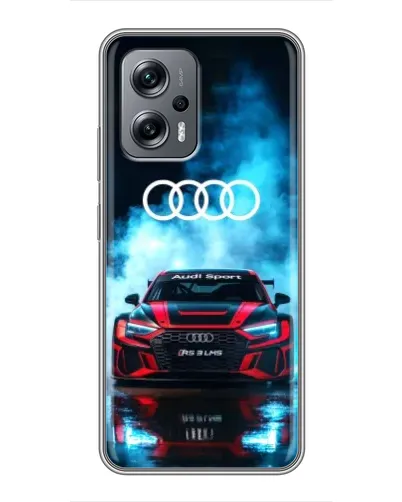 Чехол для Xiaomi POCO X4 GT с картинкой «Audi Sport — неон» Чехол для Xiaomi POCO X4 GT с картинкой «Audi Sport — неон»