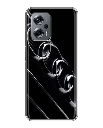 Чехол для Xiaomi POCO X4 GT с картинкой «Audi — абстрактные кольца» Чехол для Xiaomi POCO X4 GT с картинкой «Audi — абстрактные кольца»