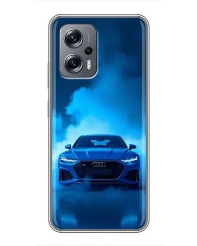 Чехол для Xiaomi POCO X4 GT с картинкой «Audi — голубая энергия» Чехол для Xiaomi POCO X4 GT с картинкой «Audi — голубая энергия»