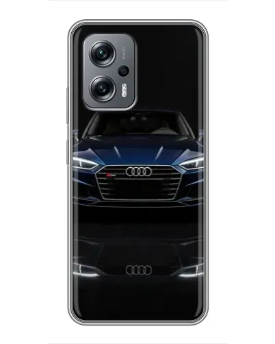 Чехол для Xiaomi POCO X4 GT с картинкой «Audi — ночное отражение» Чехол для Xiaomi POCO X4 GT с картинкой «Audi — ночное отражение»