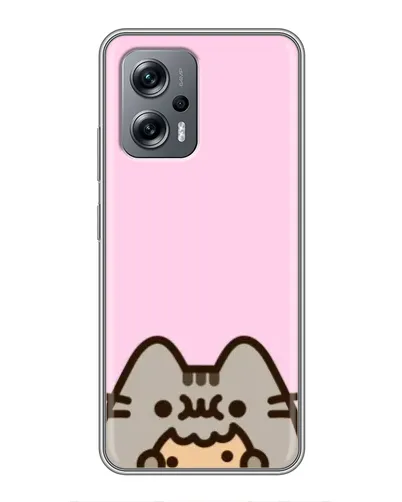 Чехол для Xiaomi POCO X4 GT с картинкой «Pusheen и печенье» Чехол для Xiaomi POCO X4 GT с картинкой «Pusheen и печенье»