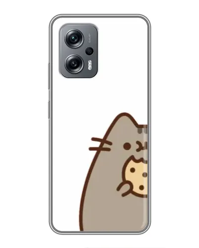 Чехол для Xiaomi POCO X4 GT с картинкой «Пушин с печеньем» Чехол для Xiaomi POCO X4 GT с картинкой «Пушин с печеньем»