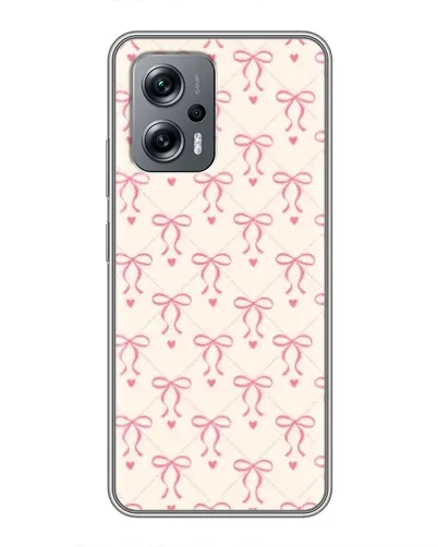 Чехол для Xiaomi POCO X4 GT с картинкой «Розовые бантики Coquette» Чехол для Xiaomi POCO X4 GT с картинкой «Розовые бантики Coquette»