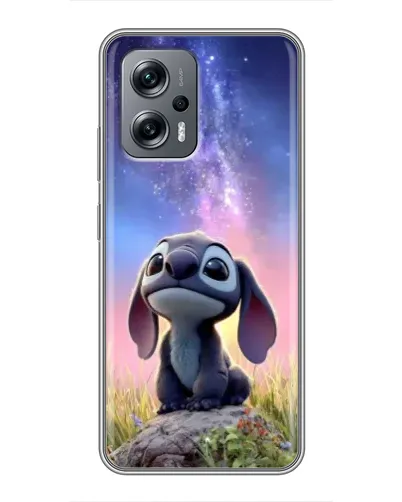Чехол для Xiaomi POCO X4 GT с картинкой «Стич на рассвете»
