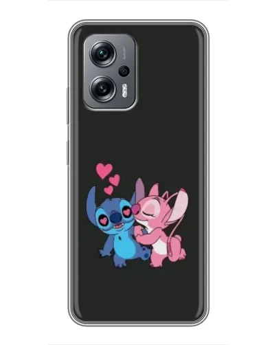 Чехол для Xiaomi POCO X4 GT с картинкой «Анжел целует Стича»