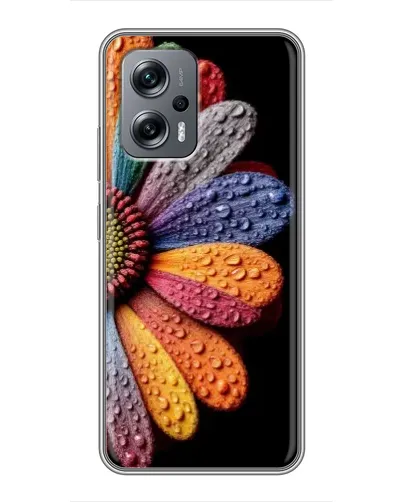 Чехол для Xiaomi POCO X4 GT с картинкой «Радужный цветок» Чехол для Xiaomi POCO X4 GT с картинкой «Радужный цветок»