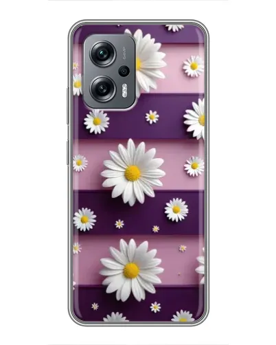 Чехол для Xiaomi POCO X4 GT с картинкой «Ромашки на фиолетовом» Чехол для Xiaomi POCO X4 GT с картинкой «Ромашки на фиолетовом»