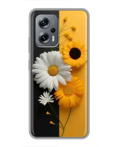 Чехол для Xiaomi POCO X4 GT с картинкой «Подсолнух и ромашка» Чехол для Xiaomi POCO X4 GT с картинкой «Подсолнух и ромашка»