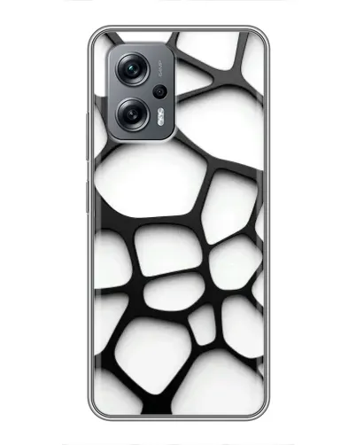 Чехол для Xiaomi POCO X4 GT с картинкой «Белая объемная сетка» Чехол для Xiaomi POCO X4 GT с картинкой «Белая объемная сетка»