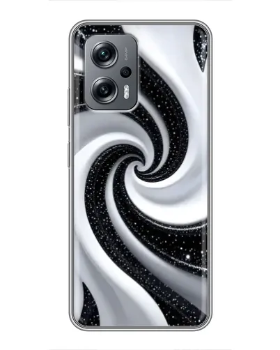 Чехол для Xiaomi POCO X4 GT с картинкой «Черно-белая спираль» Чехол для Xiaomi POCO X4 GT с картинкой «Черно-белая спираль»