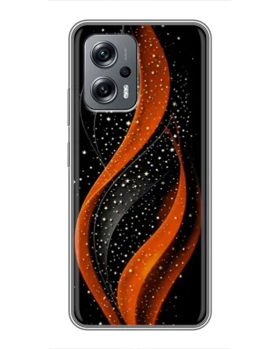 Чехол для Xiaomi POCO X4 GT с картинкой «Огненная звездная волна» Чехол для Xiaomi POCO X4 GT с картинкой «Огненная звездная волна»