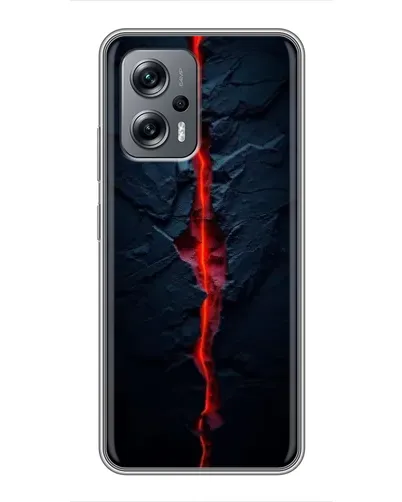Чехол для Xiaomi POCO X4 GT с картинкой «Kрасная лавовая трещина» Чехол для Xiaomi POCO X4 GT с картинкой «Kрасная лавовая трещина»