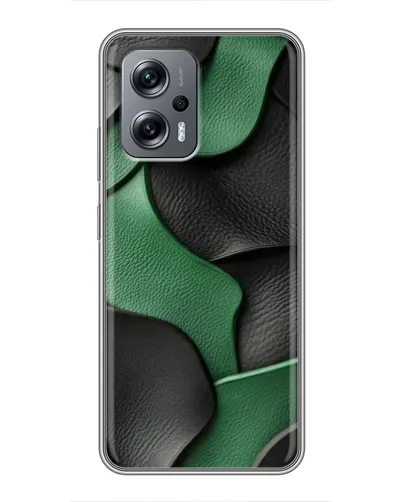 Чехол для Xiaomi POCO X4 GT с картинкой «Зеленые кожаные волны» Чехол для Xiaomi POCO X4 GT с картинкой «Зеленые кожаные волны»