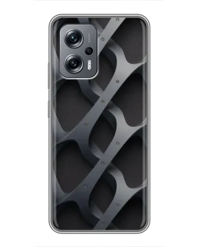 Чехол для Xiaomi POCO X4 GT с картинкой «Объемное серое плетение» Чехол для Xiaomi POCO X4 GT с картинкой «Объемное серое плетение»