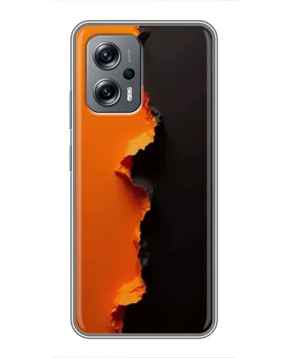 Чехол для Xiaomi POCO X4 GT с картинкой «Оранжевый разлом» Чехол для Xiaomi POCO X4 GT с картинкой «Оранжевый разлом»
