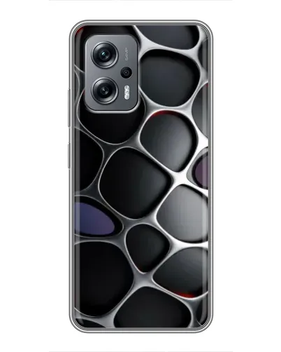 Чехол для Xiaomi POCO X4 GT с картинкой «Объемная темная решетка» Чехол для Xiaomi POCO X4 GT с картинкой «Объемная темная решетка»