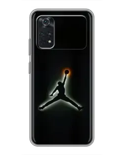 Чехол для Xiaomi POCO X4 Pro 5G с картинкой «Jordan Gradient Logo»