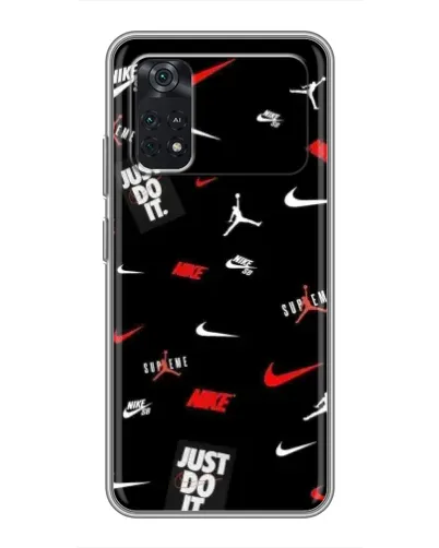 Чехол для Xiaomi POCO X4 Pro 5G с картинкой «Nike Mix Pattern» Чехол для Xiaomi POCO X4 Pro 5G с картинкой «Nike Mix Pattern»