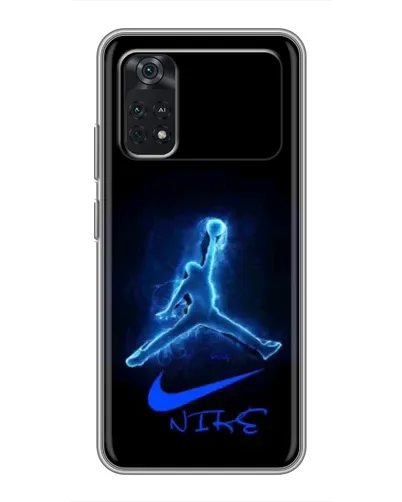 Чехол для Xiaomi POCO X4 Pro 5G с картинкой «Jordan Neon Blue» Чехол для Xiaomi POCO X4 Pro 5G с картинкой «Jordan Neon Blue»