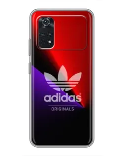 Чехол для Xiaomi POCO X4 Pro 5G с картинкой «Adidas Red Neon»
